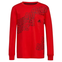 Boys 8-20 adidas Warped Wrap Graphic Tee -Kohl's Shop 5556653 Vivid Red