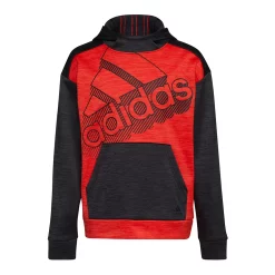 Boys 8-20 adidas Colorblock Fleece Hoodie -Kohl's Shop 5558713 Black Red