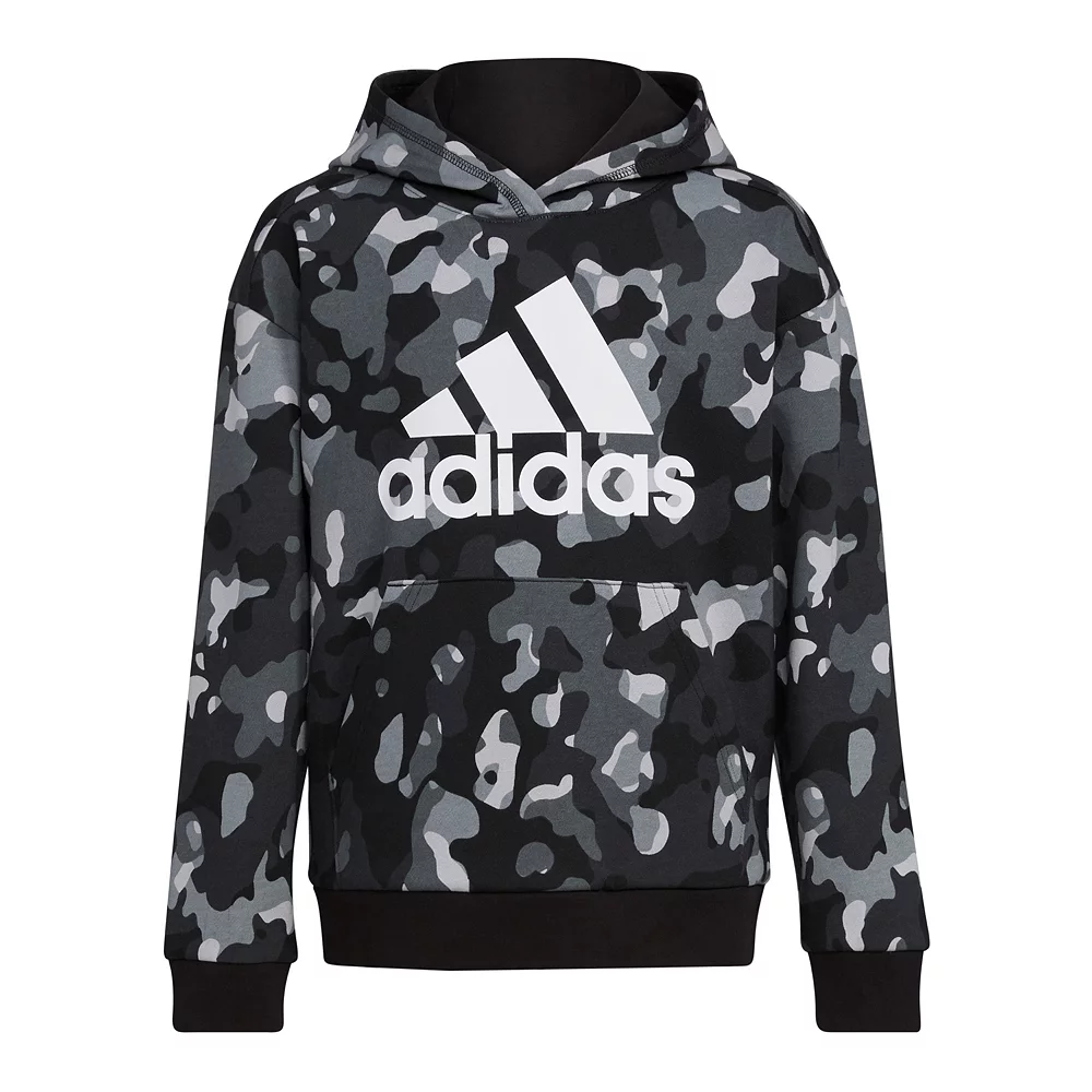 Boys 8-20 adidas Camo Fleece Hoodie 6 Boys 8-20 adidas Camo Fleece Hoodie - Image 4