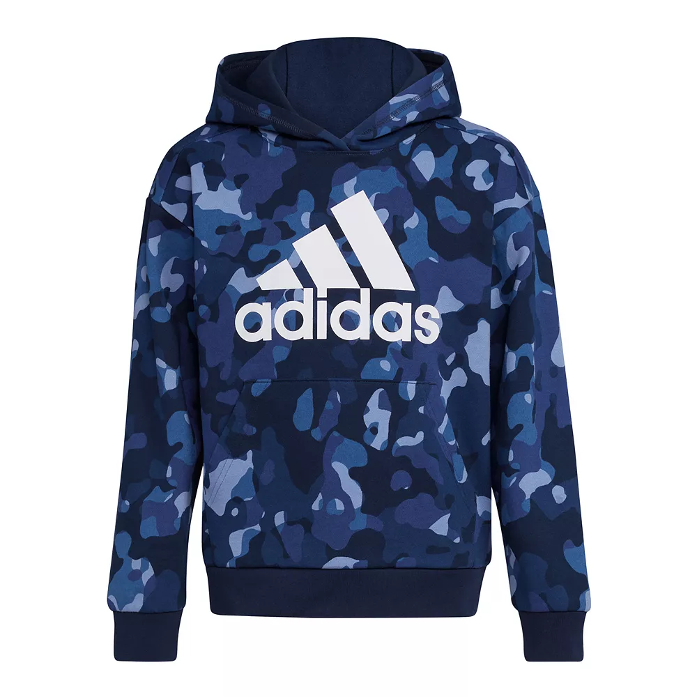 Boys 8-20 adidas Camo Fleece Hoodie 5 Boys 8-20 adidas Camo Fleece Hoodie - Image 3