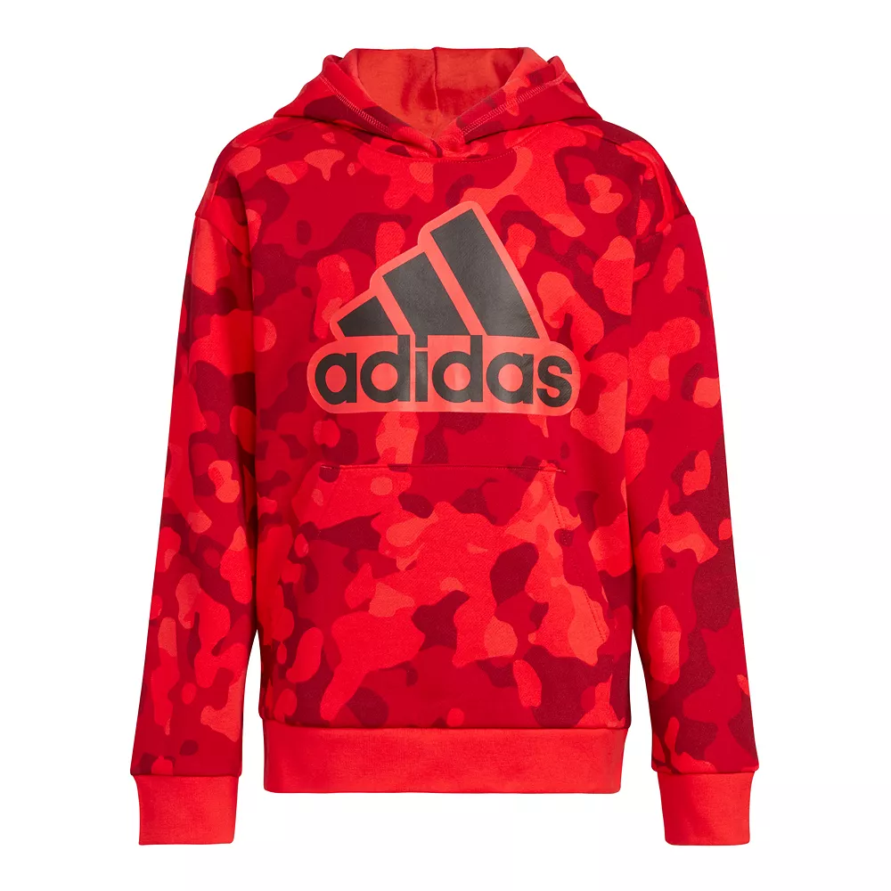 Boys 8-20 adidas Camo Fleece Hoodie 7 Boys 8-20 adidas Camo Fleece Hoodie - Image 5