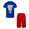 Boys 4-7 Nike "Just Do It." Graphic Tee & Mesh Shorts Set -Kohl's Shop 5559158 Blue Red