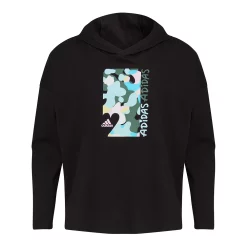 Girls 7-16 adidas Hooded Graphic Tee -Kohl's Shop 5559783 Black