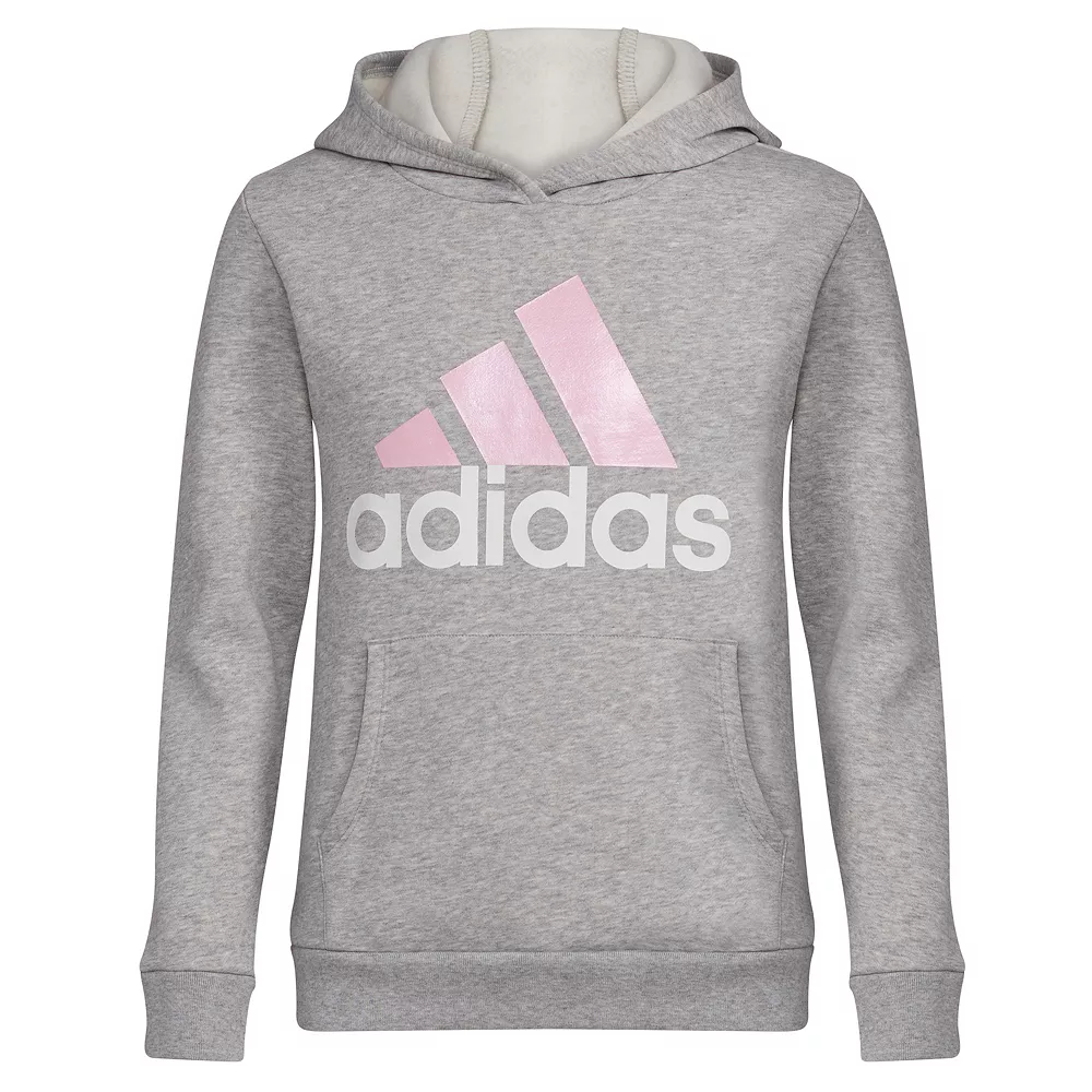 Toddler Girl adidas Essential Fleece Logo Graphic Pullover Hoodie 4 Toddler Girl adidas Essential Fleece Logo Graphic Pullover Hoodie - Image 2