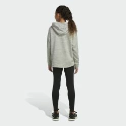 Girls 7-16 adidas Mélange Fleece Hoodie -Kohl's Shop 5561655 ALT3