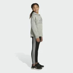 Girls 7-16 adidas Mélange Fleece Hoodie -Kohl's Shop 5561655 ALT4