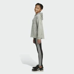 Girls 7-16 adidas Mélange Fleece Hoodie -Kohl's Shop 5561655 ALT5