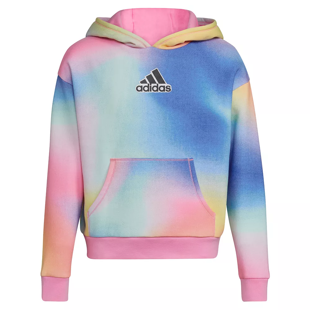 Girls 7-16 adidas Printed Fleece Hoodie 3 Girls 7-16 adidas Printed Fleece Hoodie