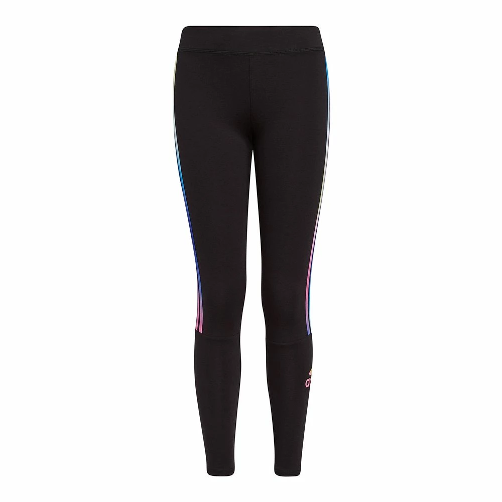 Girls 7-16 adidas 3-Stripe Logo Leggings 3 Girls 7-16 adidas 3-Stripe Logo Leggings
