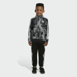 Toddler Boy adidas Camo Track Jacket & 3-Stripe Jogger Pants Set -Kohl's Shop 5565146 ALT3