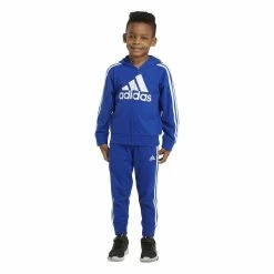 Boys 4-7 adidas French Terry Logo Graphic Hoodie & Jogger Pants Set -Kohl's Shop 5565367 ALT3