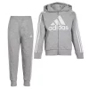 Boys 4-7 adidas French Terry Logo Graphic Hoodie & Jogger Pants Set -Kohl's Shop 5565367 Grey