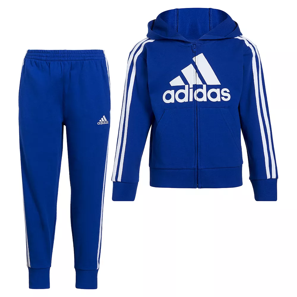 Toddler Boy adidas Hooded Big Logo Graphic Track Jacket & Jogger Pants Set 3 Toddler Boy adidas Hooded Big Logo Graphic Track Jacket & Jogger Pants Set