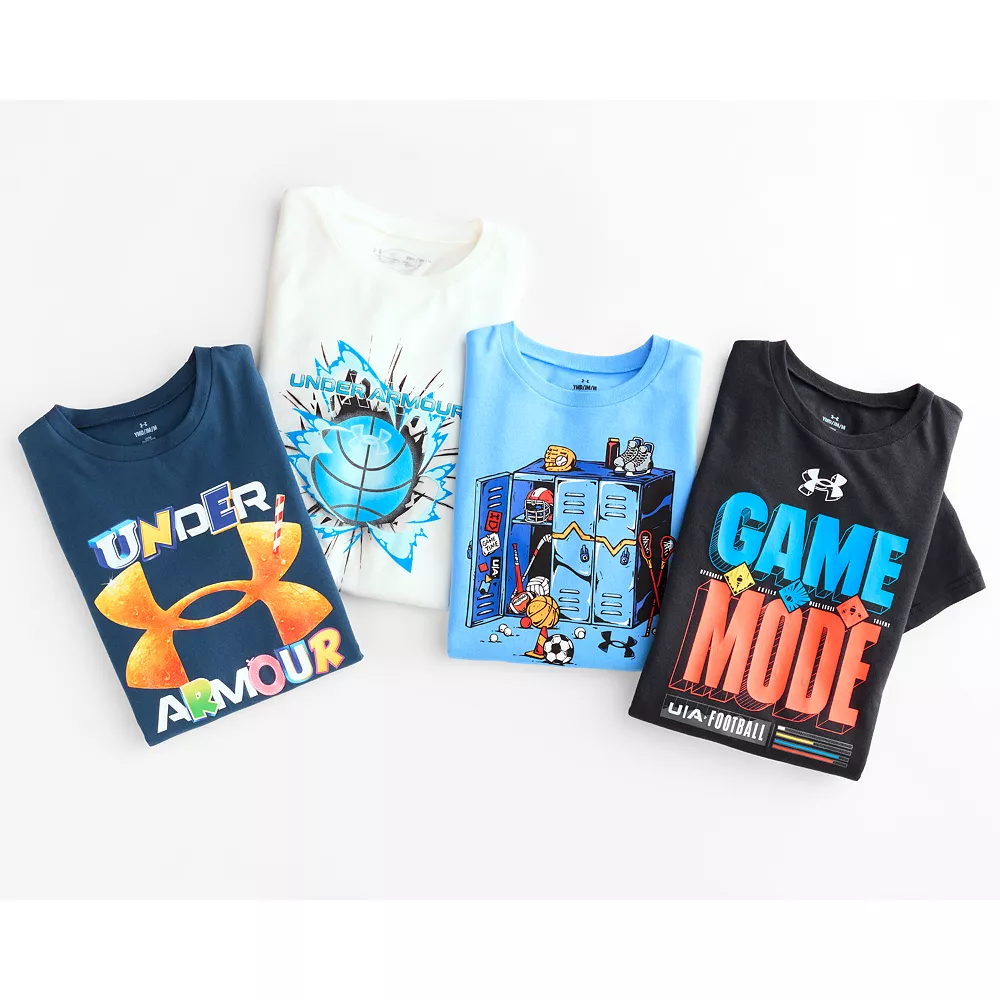 Boys 8-20 Under Armour Game On Football Tee 7 Boys 8-20 Under Armour Game On Football Tee - Image 5