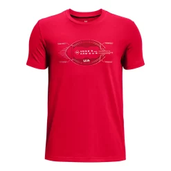 Boys 8-20 Under Armour Schematic Football Tee -Kohl's Shop 5567871 Red