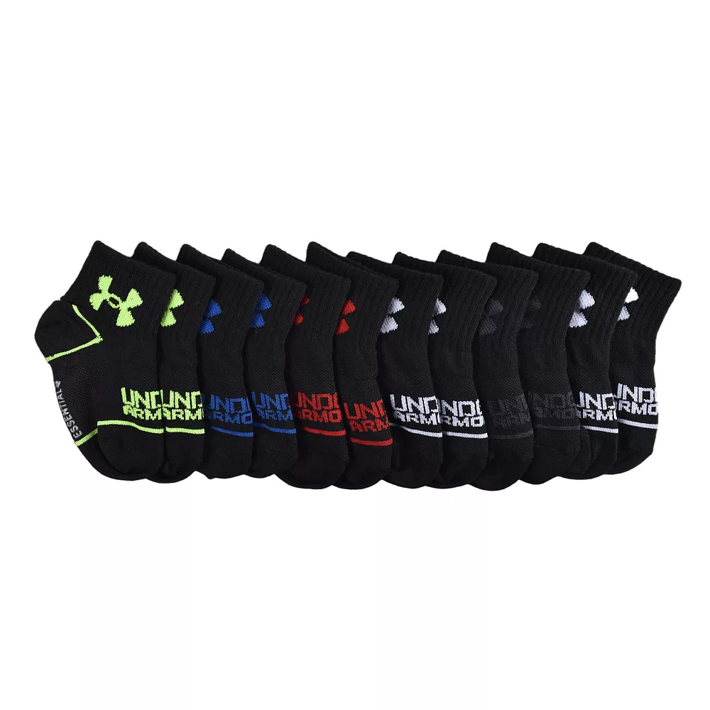 Baby / Toddler Boy Under Armour 6-Pack Essential Quarter Socks 5 Baby / Toddler Boy Under Armour 6-Pack Essential Quarter Socks - Image 3