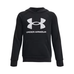 Boys 8-20 Under Armour Big Logo Fill Rival Fleece Hoodie -Kohl's Shop 5573355 Black
