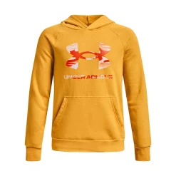 Boys 8-20 Under Armour Big Logo Fill Rival Fleece Hoodie -Kohl's Shop 5573355 Orange