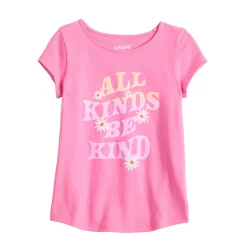 Girls 4-12 Jumping Beans® Physical Adaptive Double-Layer Tee -Kohl's Shop 5573703 All Kinds Pink
