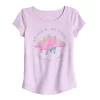 Girls 4-12 Jumping Beans® Physical Adaptive Double-Layer Tee -Kohl's Shop 5573703 Purple Dino