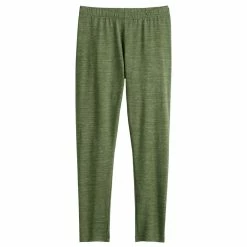 Girls 6-20 SO® Favorite Midrise Leggings in Regular & Plus -Kohl's Shop 5574256 Olive Texture