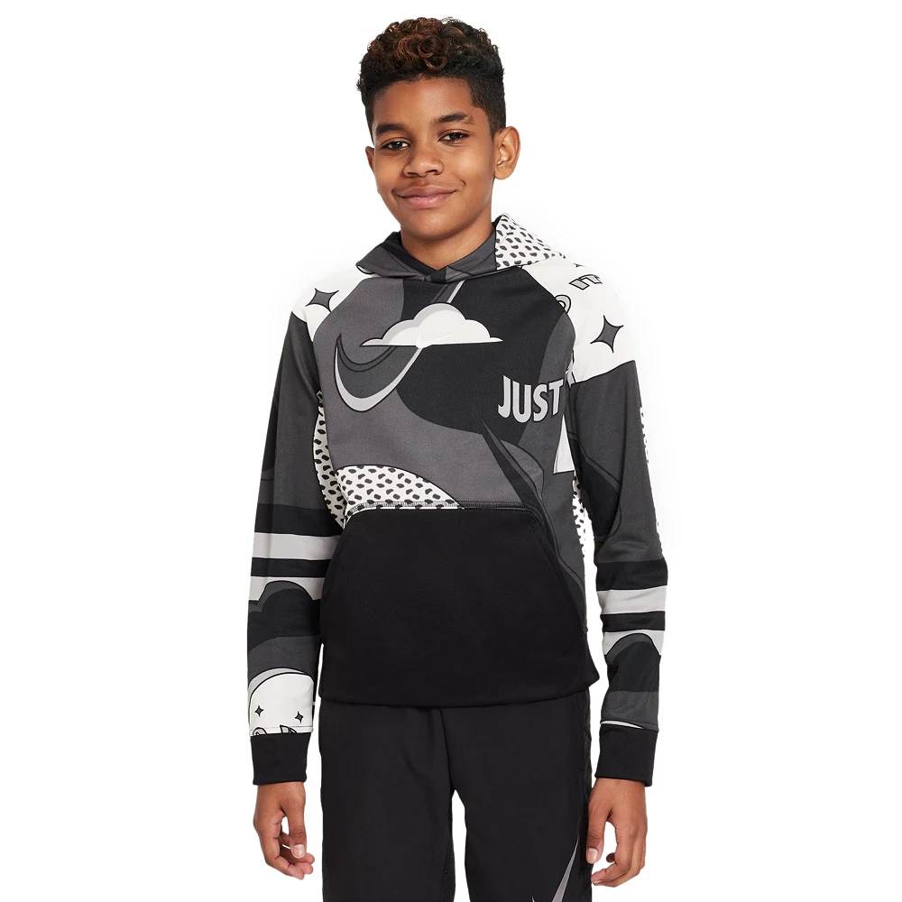 Boys 8-20 Nike Therma-FIT Printed Training Hoodie 4 Boys 8-20 Nike Therma-FIT Printed Training Hoodie - Image 2