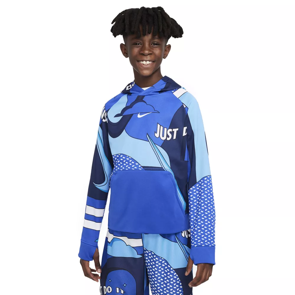 Boys 8-20 Nike Therma-FIT Printed Training Hoodie 3 Boys 8-20 Nike Therma-FIT Printed Training Hoodie