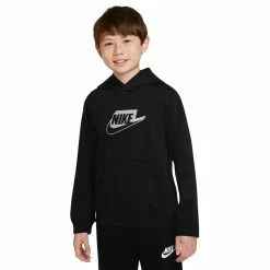 Boys 8-20 Nike Club Fleece Pullover Hoodie -Kohl's Shop 5582891 Black White