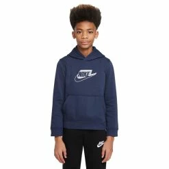 Boys 8-20 Nike Club Fleece Pullover Hoodie -Kohl's Shop 5582891 Midnight Navy White
