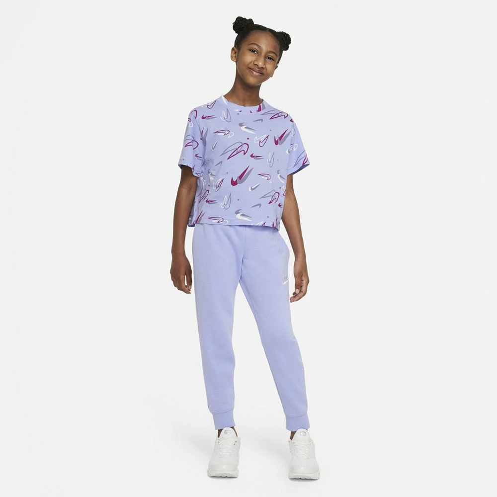 Girls 7-16 Nike Swooshfetti Boxy Tee 7 Girls 7-16 Nike Swooshfetti Boxy Tee - Image 5