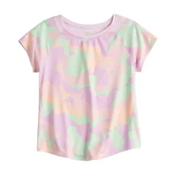 Girls 7-16 Tek Gear® Adaptive Short Sleeve Performance Tee -Kohl's Shop 5583398 Light Pink Camo