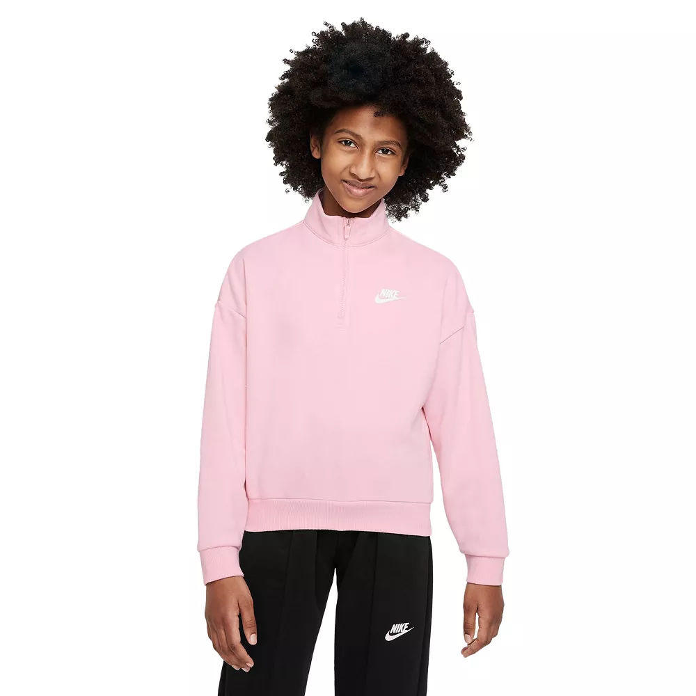 Girls 7-16 Nike Club Fleece Pullover 4 Girls 7-16 Nike Club Fleece Pullover - Image 2