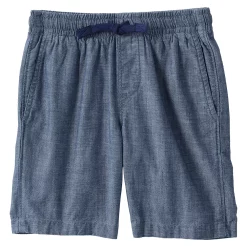 Boys 4-20 Lands' End Pull On Chambray Shorts in Regular & Husky -Kohl's Shop 5589603 Blue Chambray