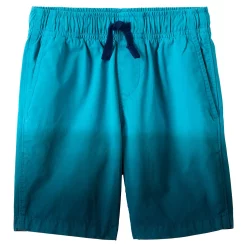 Boys 4-20 Lands' End Pull On Chambray Shorts in Regular & Husky -Kohl's Shop 5589603 Island Turquoise Dye