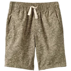 Boys 4-20 Lands' End Pull On Chambray Shorts in Regular & Husky -Kohl's Shop 5589603 Khaki Dinosaurs