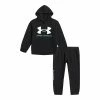 Boys 4-7 Under Armour Black & Green Logo Graphic Hoodie & Wordmark Jogger Pants Set -Kohl's Shop 5599493