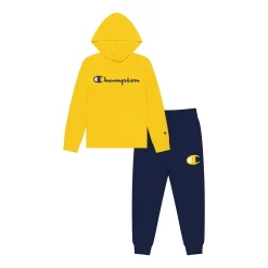 Boys 4-7 Champion Signature Hoodie & Fleece Pants Set -Kohl's Shop 5608436 Team Gold