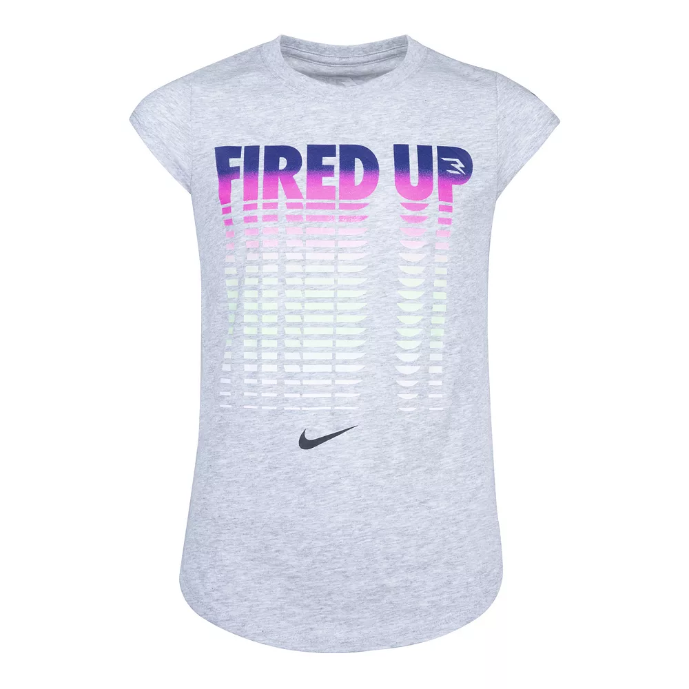 Girls 7-16 Nike 3BRAND "Fired Up" Faded Tee by Russell Wilson 5 Girls 7-16 Nike 3BRAND "Fired Up" Faded Tee by Russell Wilson - Image 3