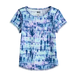 Girls 6-20 SO® Adaptive Sensory Printed Tee -Kohl's Shop 5614647 Blue Blast