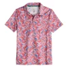 Boys 8-20 Tek Gear® Printed Polo in Regular & Husky -Kohl's Shop 5616501 Marlin Tropical Red