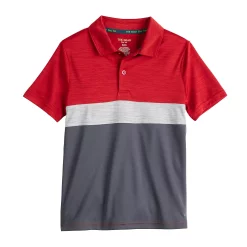 Boys 8-20 Tek Gear® Dry Tek Colorblock Polo in Regular & Husky -Kohl's Shop 5616511 Hawk Gray