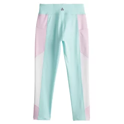 Girls 7-16 Tek Gear® Colorblock Performance 7/8 Leggings in Regular & Plus -Kohl's Shop 5618789 ALT