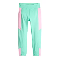 Girls 7-16 Tek Gear® Colorblock Performance 7/8 Leggings in Regular & Plus -Kohl's Shop 5618789 Aqua Stone