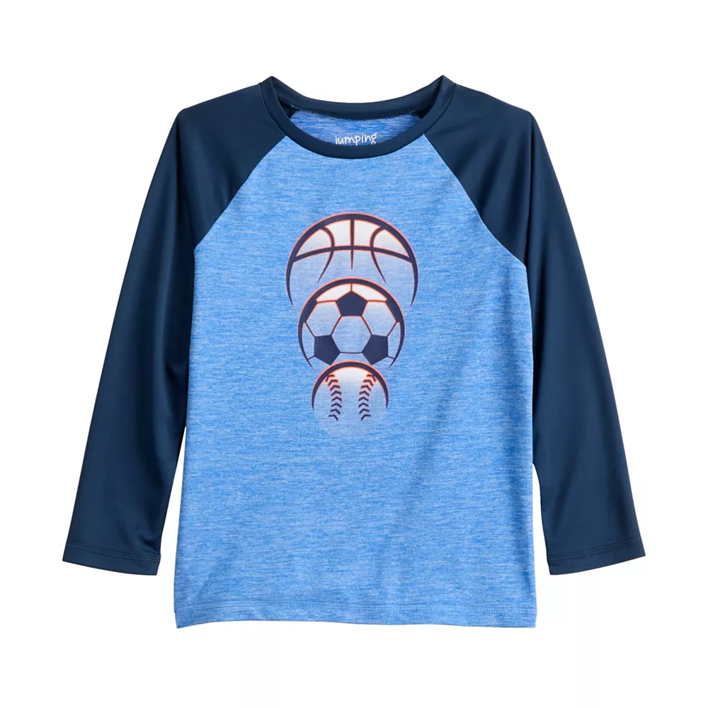 Boys 4-12 Jumping Beans® Active Long Raglan Sleeve Graphic Tee 3 Boys 4-12 Jumping Beans® Active Long Raglan Sleeve Graphic Tee