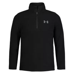 Boys 4-7 Under Armour Quarter-Zip Polar Fleece Pullover -Kohl's Shop 5620883 Black