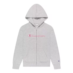 Girls 7-16 Champion® Classic Script Fleece Hoodie -Kohl's Shop 5620914 Gray