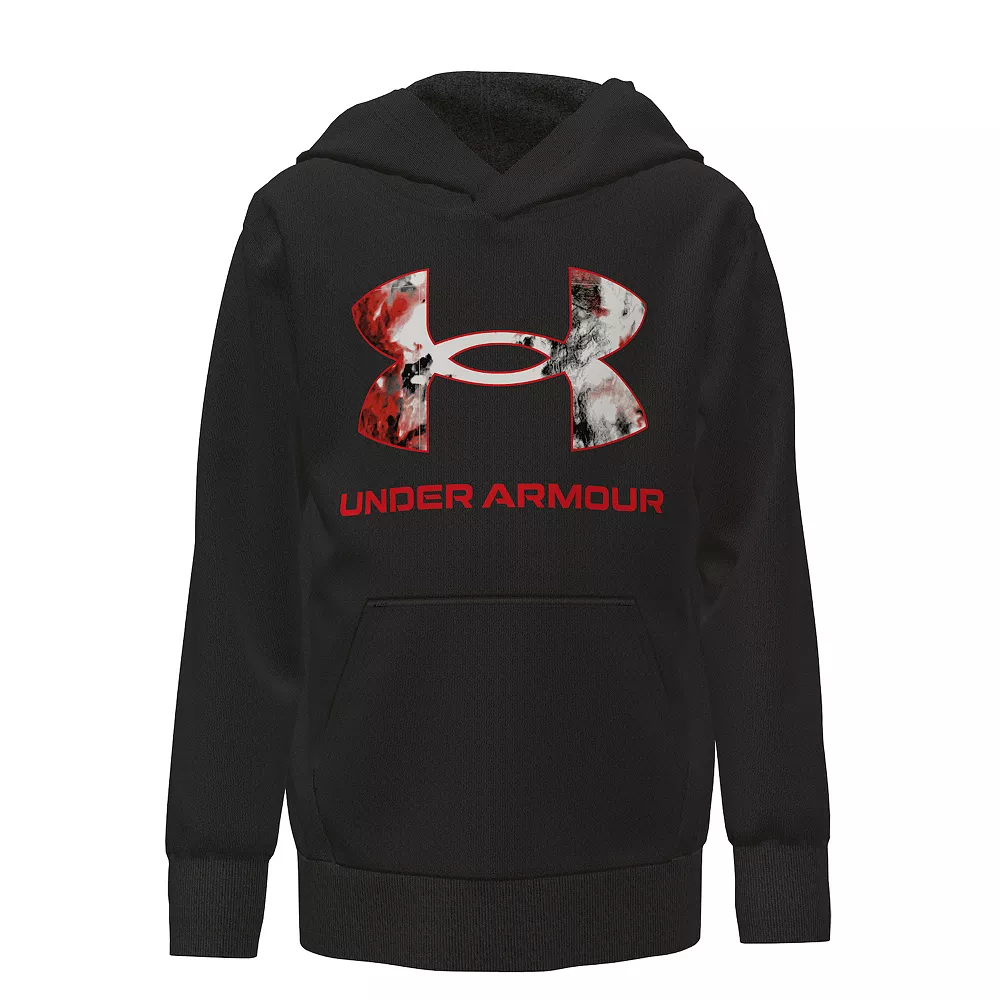 Boys 4-7 Under Armour Ice Dye Big Logo Graphic Hoodie 3 Boys 4-7 Under Armour Ice Dye Big Logo Graphic Hoodie
