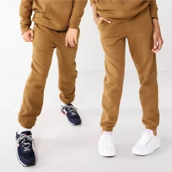 Kids 8-20 Sonoma Goods For Life® Supersoft Fleece Jogger Pants -Kohl's Shop 5638259 Brown
