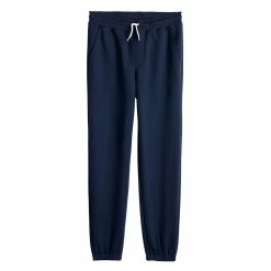 Kids 8-20 Sonoma Goods For Life® Supersoft Fleece Jogger Pants -Kohl's Shop 5638259 Navy