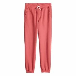 Kids 8-20 Sonoma Goods For Life® Supersoft Fleece Jogger Pants -Kohl's Shop 5638259 Pink